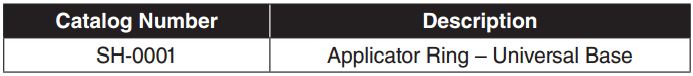 Applicator Ring