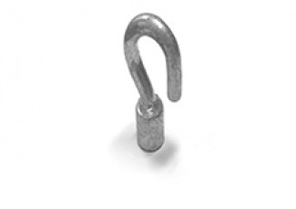Open Hook Nut Galvanised Steel