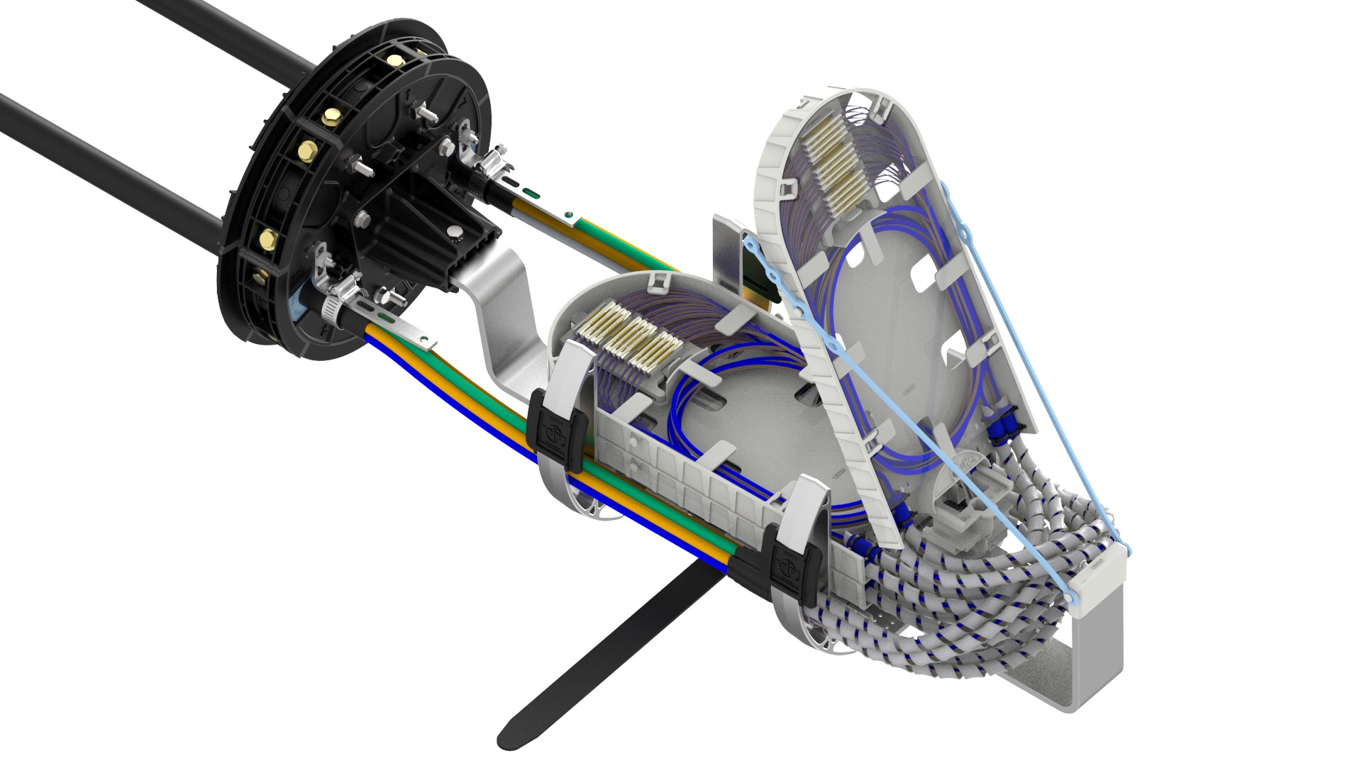 Coyote HD Dome Fiber Optic Closure 4