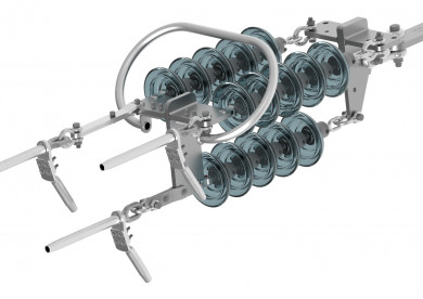 Dead-End Assembly - Tri-Bundle Conductor, Triple Insulator, 50K