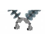 V-String Assembly - Tangent Suspension, Twin-Bundle Conductor, 30K